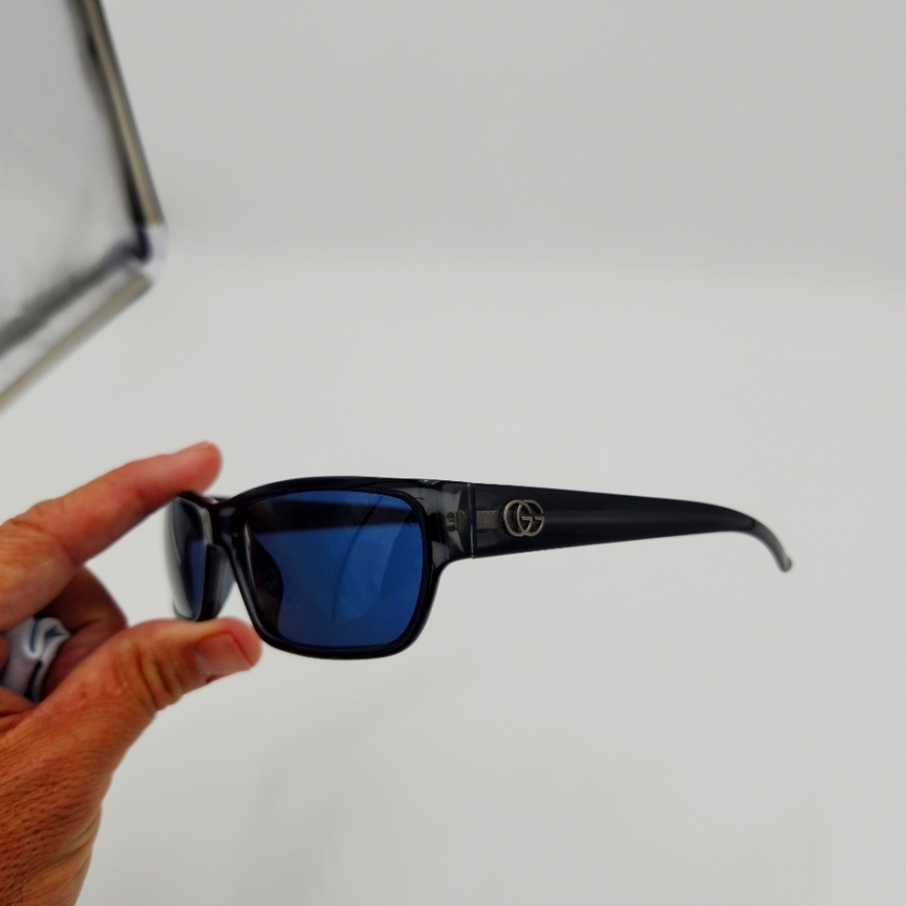 Gucci Sunglasses GG 2492/S E2K 57-15 135 Angular Grey Blue Optyl - Picture 6 of 11